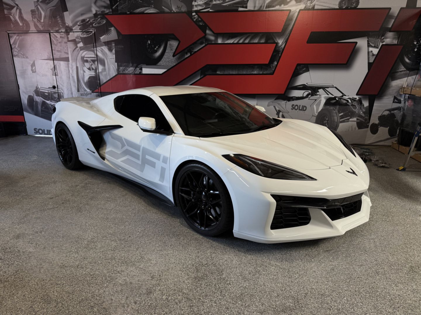 Detail of the DEFI Motorsports C8 Corvette Z06