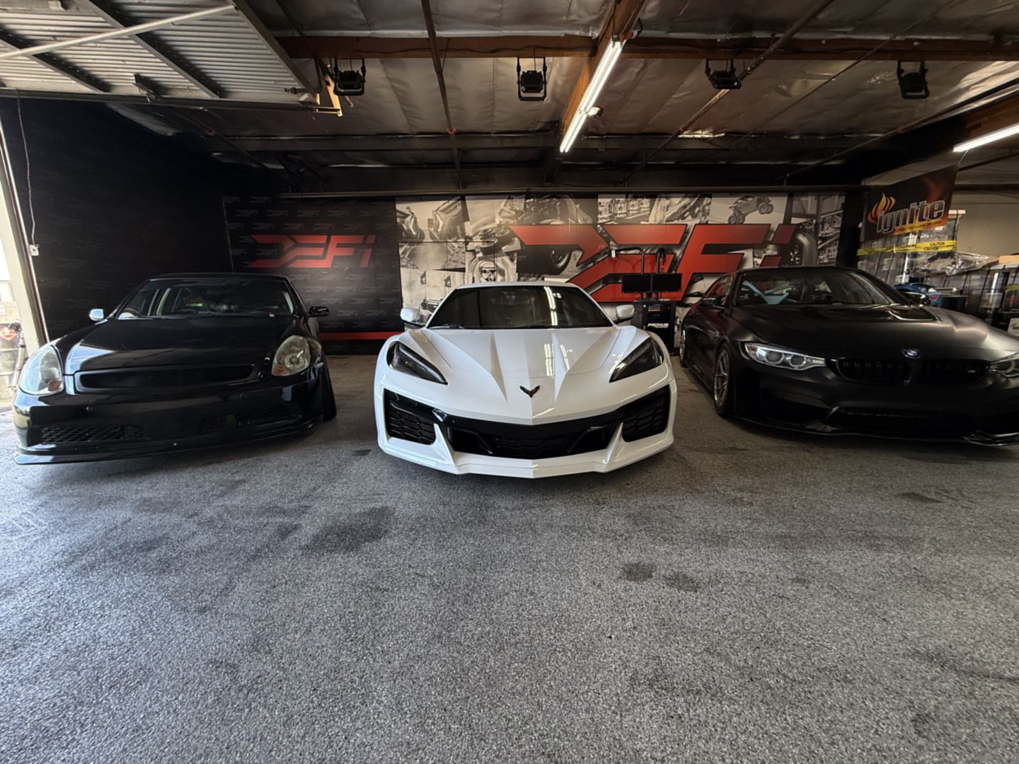 The DEFI Motorsports shop floor in Corona, California
