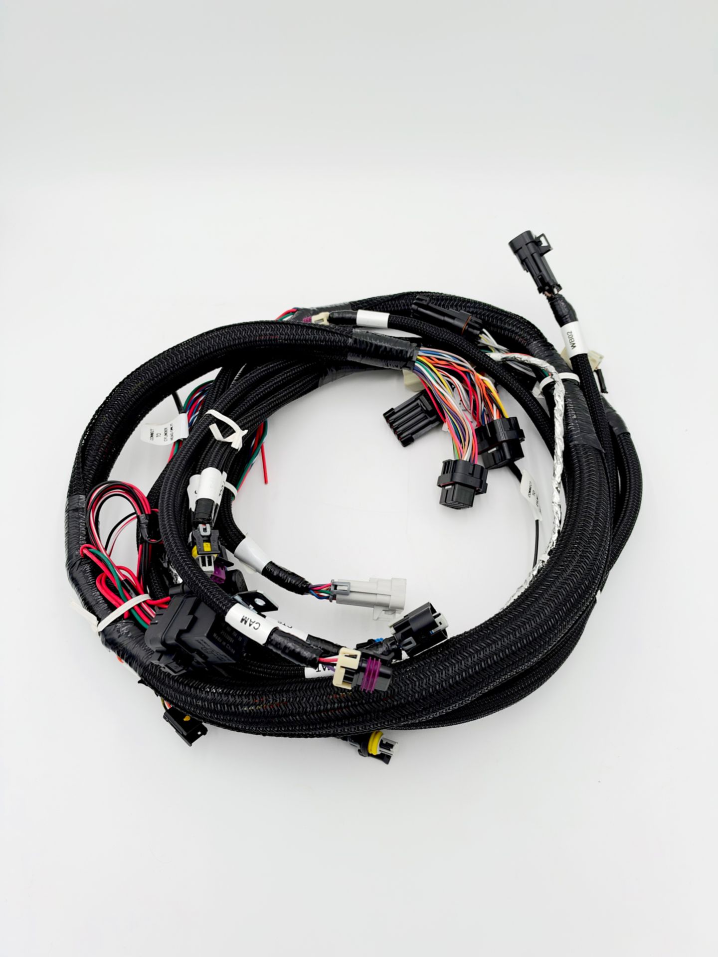 Holley Terminator X 58x/4x LS engine main wiring harness with labelled sensor connectors