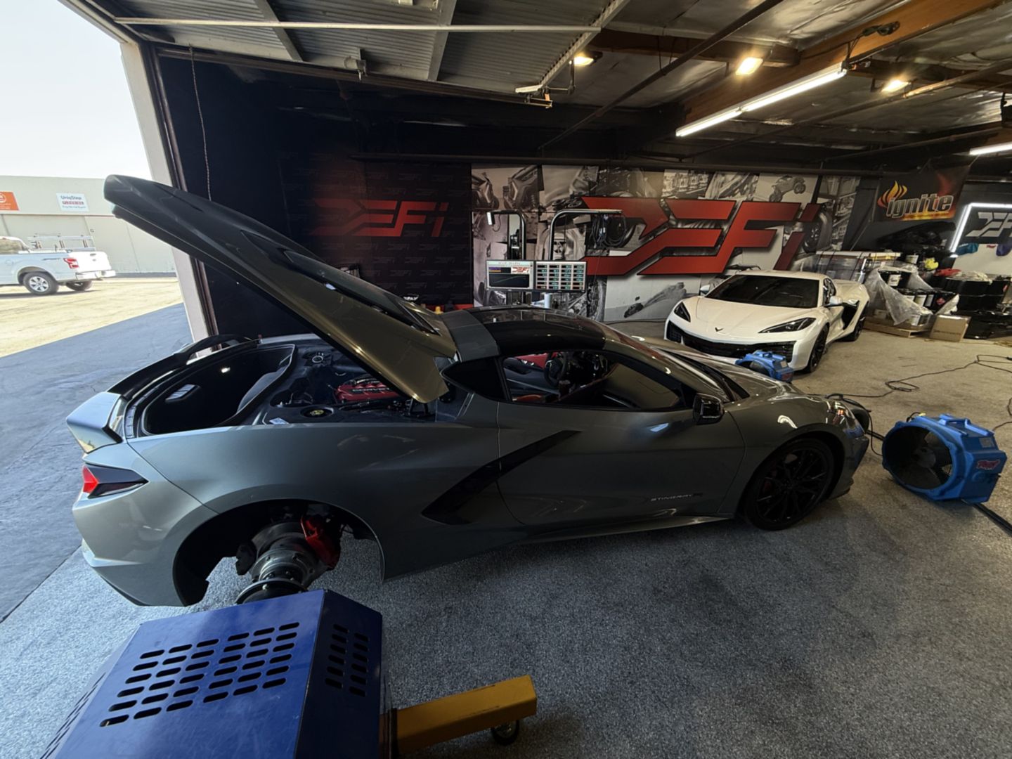 The Mainline ProHub hub dyno at DEFI Motorsports in Corona, California